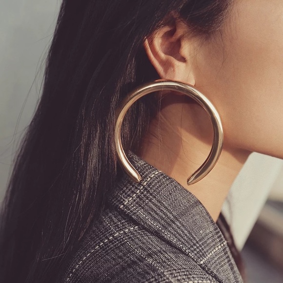 Jewelry - Trendy Big Open Round Drop Earrings For Women